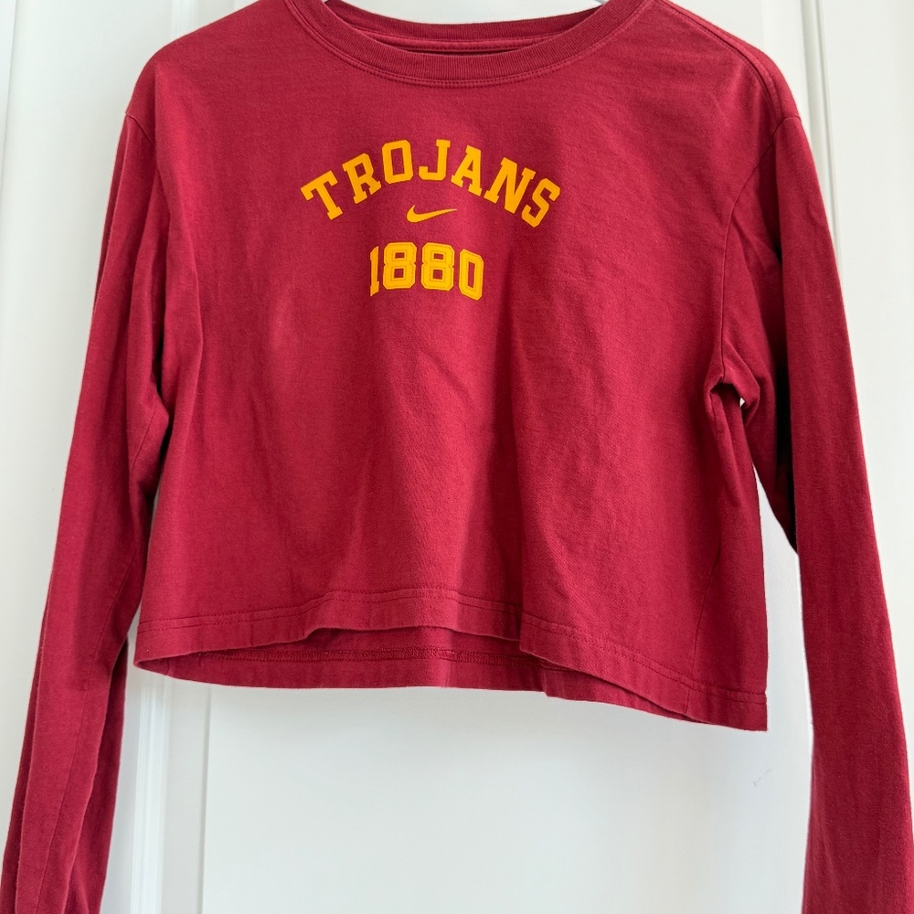 Nike USC Long Sleeve T-shirt, Size Small